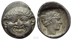 MACEDON. Neapolis. Hemidrachm (Circa 375-350 BC)