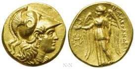 KINGS OF MACEDON. Alexander III 'the Great' (336-323 BC). GOLD Stater. Odessos