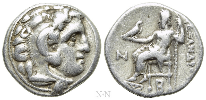 KINGS OF MACEDON. Alexander III 'the Great' (336-323 BC). Drachm. Kolophon. 

...
