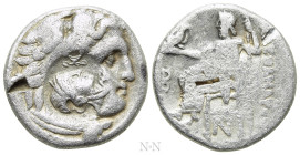 KINGS OF MACEDON. Alexander III 'the Great' (336-323 BC). Countermarked Kolophon Drachm