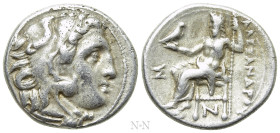 KINGS OF MACEDON. Alexander III 'the Great' (336-323 BC). Drachm. Kolophon