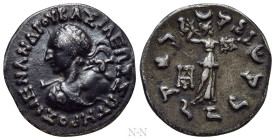 KINGS OF BAKTRIA. Menander I Soter (Circa 155-130 BC). Drachm