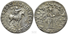 BAKTRIA. Indo-Skythians. Azes. Tetradrachm (Circa 58-12 BC)