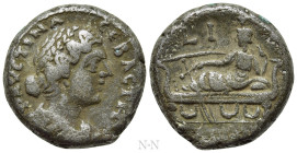EGYPT. Alexandria. Faustina II (Augusta, 147-175). Tetradrachm. Dated RY 10 of Marcus Aurelius (AD 169/70)