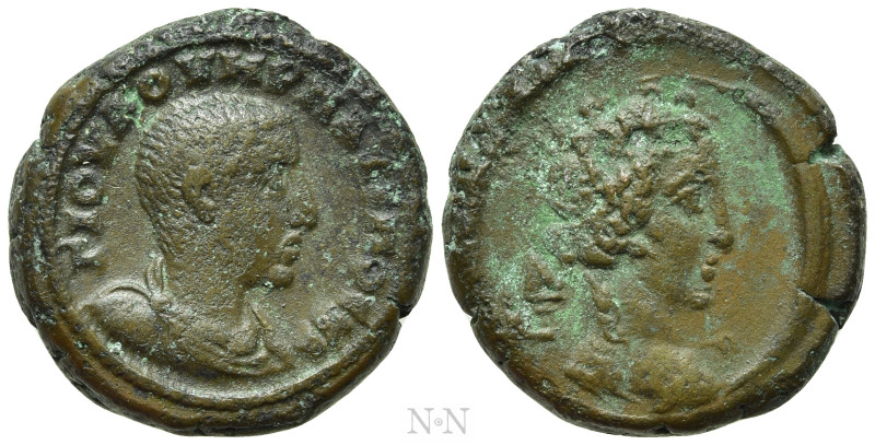 EGYPT. Alexandria. Maximus (Caesar, 235-238). BI Tetradrachm. Dated RY 4 of Maxi...
