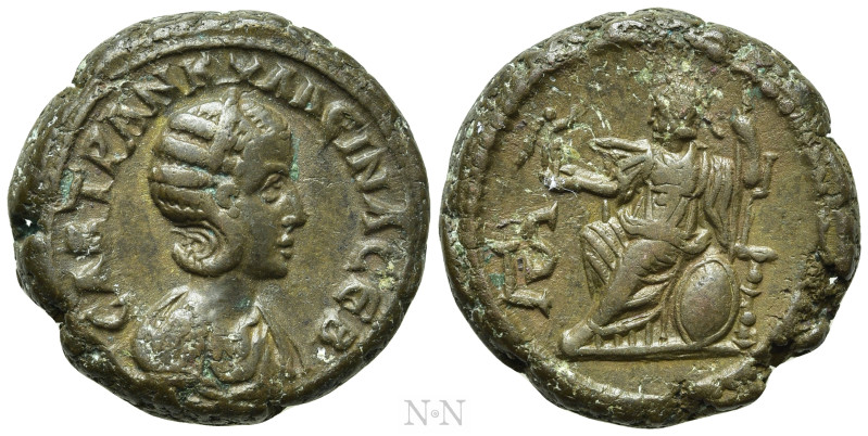 EGYPT. Alexandria. Tranquillina (Augusta, 241-244). BI Tetradrachm. Dated RY 6 o...