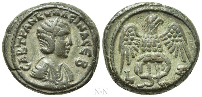 EGYPT. Alexandria. Tranquillina (Augusta, 241-244). BI Tetradrachm. Dated RY 7 o...
