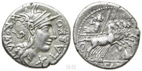 Q. FABIUS LABEO (124 BC). Denarius. Rome