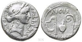 JULIUS CAESAR. Denarius (47-46 BC). Uncertain mint in North Africa, possibly Utica