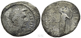JULIUS CAESAR. Denarius (44 BC). Rome. P. Sepullius Macer, moneyer. Lifetime issue
