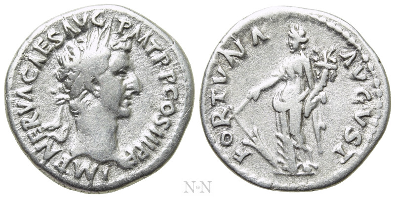 NERVA (96-98). Denarius. Rome. 

Obv: IMP NERVA CAES AVG P M TR P COS III P P....