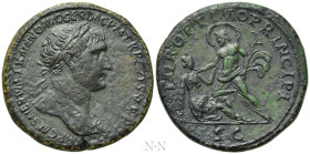 TRAJAN (98-117). Sestertius. Rome