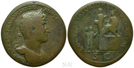 HADRIAN (117-138). Sestertius. Rome