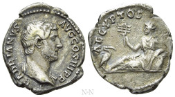 HADRIAN (117-138). Denarius. Rome. "Travel Series" issue