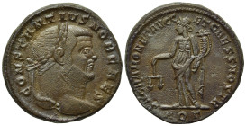 CONSTANTIUS I (Caesar, 293-305). Follis. Aquileia