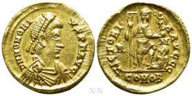 HONORIUS (393-423). GOLD Solidus. Rome