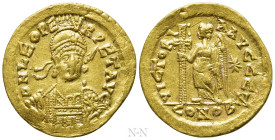 LEO I (457-474). GOLD Solidus. Constantinople