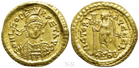 LEO I (457-474). GOLD Solidus. Constantinople