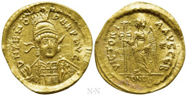 ZENO (Second reign, 476-491). GOLD Solidus. Constantinople