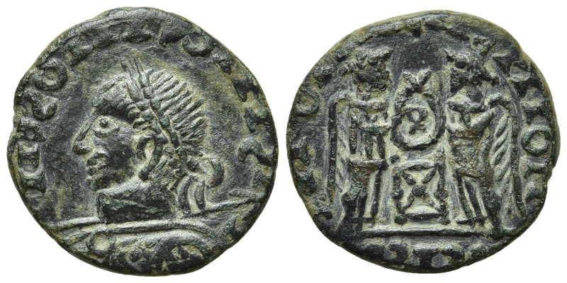 UNCERTAIN GERMANIC TRIBES. Imitating CONSTANTINE I 'THE GREAT' (307/10-337). Fol...