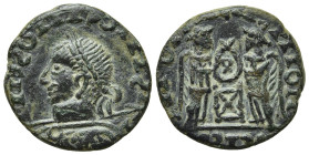 UNCERTAIN GERMANIC TRIBES. Imitating CONSTANTINE I 'THE GREAT' (307/10-337). Follis