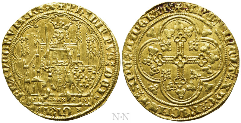 FRANCE. Philippe VI de Valois (1328-1350). GOLD Écu d'or à la chaise (1337-1349)...