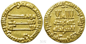 ISLAMIC. 'Abbasid Caliphate. Time of al-Mansur (AH 136-158 / 754-775 AD). GOLD Dinar
