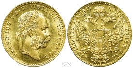 AUSTRIAN EMPIRE. Franz Josef I (1848-1916). GOLD Dukat (1915). Wien (Vienna). Restrike issue