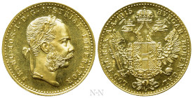 AUSTRIAN EMPIRE. Franz Josef I (1848-1916). GOLD Dukat (1915). Wien (Vienna). Restrike issue