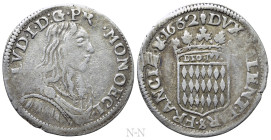 MONACO. Louis I Grimaldi (1662-1701). 5 Sols or 1/12 d'écu (1662)