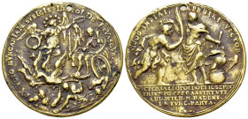 Austria, House of Habsburg, Leopold I, the Hogmouth (1640-1658-1705), The Battle of Szalankemen and the death of Mustafa Köprülü, AE Medal (45mm, 22.0...