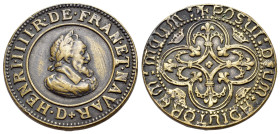 France. Henry IV (1589-1610). Æ Jeton s.d. (26 mm, 6.83 g).