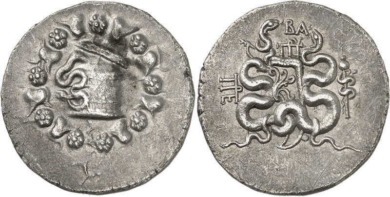 Asie Mineure - Mysie - Pergame
Cistophore (66-67) 
Magnifique exemplaire, de t...