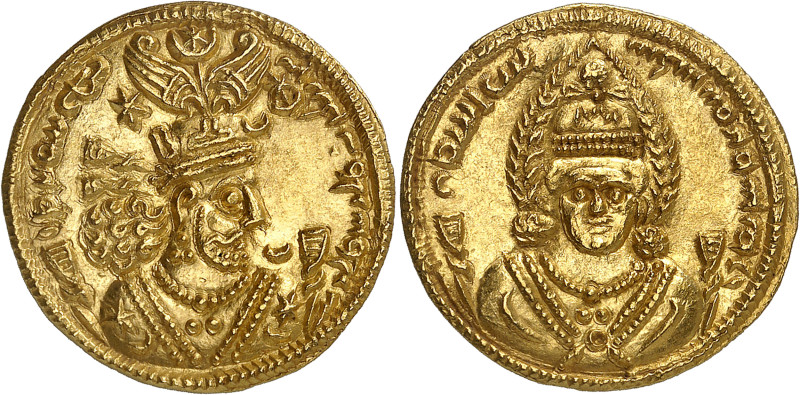 Asie - Perse
Khosro II, roi de Perse (590-628) 
Dinar en or - An 21 (611) Atel...