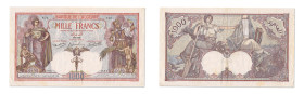 Algérie
Banque de l'Algérie 
1000 Francs 
20 Septembre 1926 - F.71/765 
Pick 83a 
TTB