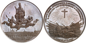 Allemagne - Bavière - Augsbourg
Médaille en bronze - 1855 - A.Neuss 
Commémore les 900 ans de la bataille de Lechfeld. 
Magnifique exemplaire. 
Tr...