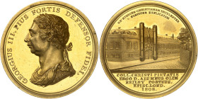 Angleterre
Georges III (1760-1820) 
Médaille en or - 1808 - J. Philip. 
Pour le « Prix Beilby Porteus » du Christ's College de Cambridge. 
Attribu...