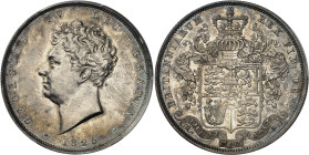 Angleterre
Georges IV (1820-1830) 
1/2 couronne en argent - 1825 Londres 
Bel exemplaire. 
Rare. 
14.14g - KM 695 - S. 3809 
Superbe - PCGS AU 5...