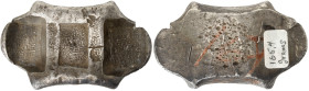 Chine
Yunnan Sanchuo Jieding 
 
4.5 Tael en argent - ND 
 
Type Provincial à 3 tampons. 
 
Tampon陳寶生號匯號紋銀 (BanqueChenbaosheng argent fin). 
 ...