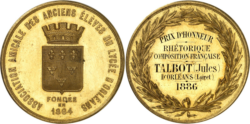 France
IIIème République (1871-1940) 
Médaille en or - 1886 
Pour l'associati...
