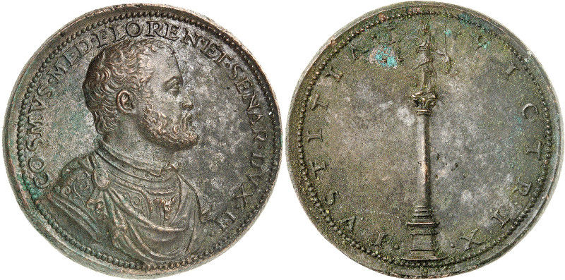 Italie - Toscane
Côme Ier (1537-1574) 
Médaille en bronze - ND (vers 1567) - N...