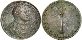 Italie - Toscane
Côme Ier (1537-1574) 
Médaille en bronze - ND (vers 1567) - Non signé (P.P Galeotti) 
Pour la construction de la colonne Sainte Ju...