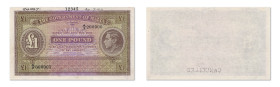 Malte
Gouvernement de Malte 
Épreuve de numérotation uniface du 1 Pound 
ND (1940) - A/2 000001 à A/3 20000 - Sans signatures 
"CANCELLED" par per...