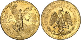 Mexique
États-Unis (1905 à nos jours) 
50 pesos en or - 1926 
Magnifique exemplaire. 
Le deuxième plus haut grade. 
41.66g - KM 481 
FDC - PCGS ...