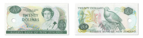 Nouvelle-Zélande
TOP POP ! 
Banque de réserve de la Nouvelle-Zélande 
Épreuve progressive filigranée du 20 dollars 
ND (1981-85) - Sans Alphabet -...