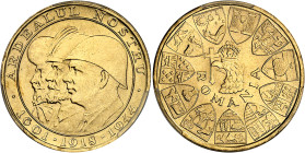 Roumanie
Michael I (1940-1947) 
20 lei en or – 1944 Bucarest 
Magnifique exemplaire. 
Le deuxième plus haut grade. 
6.55g – KM X M13 – Fr 21 
FD...