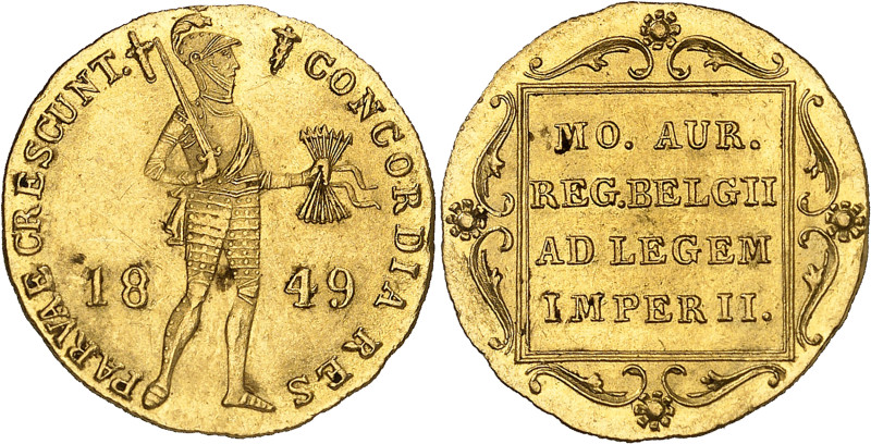 Russie
Nicolas Ier (1825-1855) 
Ducat en or - 1849 Saint-Pétersbourg 
Magnifi...