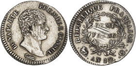 Suisse
Canton de Genève - Consulat (1799-1804) 
1/2 franc en argent - AN 12 G Genève 
Magnifique exemplaire. 
Très rare dans cette qualité. 
Seul...