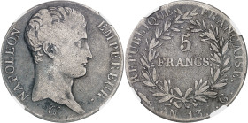 Suisse
Canton de Genève - Napoléon Ier (1804-1814) 
5 francs en argent - An 13 G Genève 
Magnifique exemplaire. 
Très rare. 
Provient d'une colle...