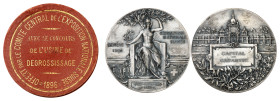 Suisse
Canton de Genève 
Médaille en bronze argenté pour l'Exposition Nationale Suisse - 1896 - H. Bovy 
Offert par le comité central de L'Expositi...